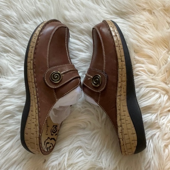 PROPET Jana Leather Adjustable Mules Women’s Slip On Brown Size 8,5 - Picture 10 of 12